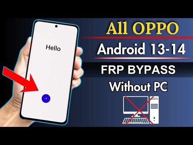 All Oppo Frp Bypass 2024 | Android 13-14 | New Security 2024 | Without Pc| Oppo Frp Bypass