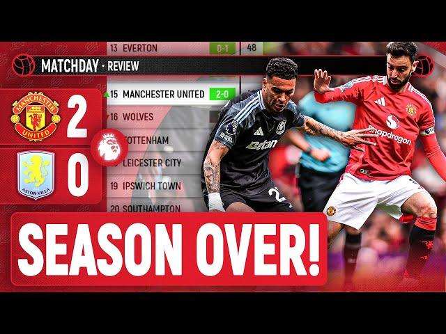 Good Last Showing! Man United 2-0 Aston Villa | Premier League LIVE Match Review