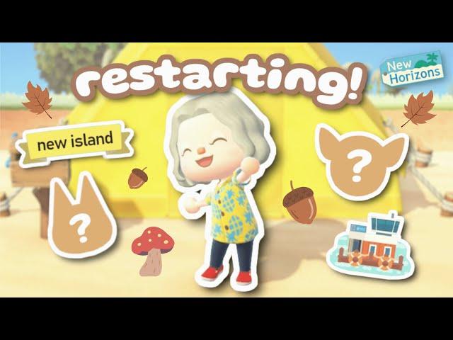 RESTARTING MY ISLAND! 