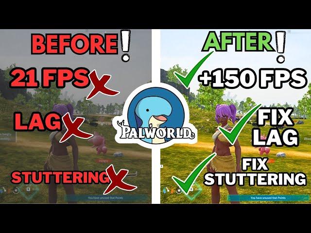  Boost FPS and Fix Lag in Palworld 2024! | Ultimate Performance Guide 