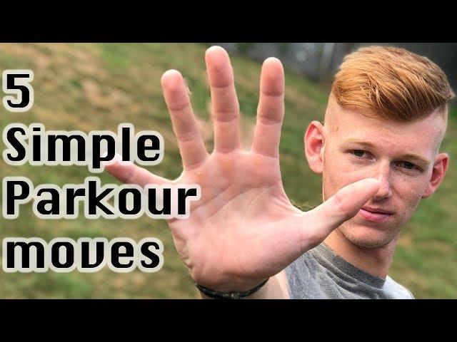 Top 5 *EASIEST* Parkour Moves For BEGINNERS!!