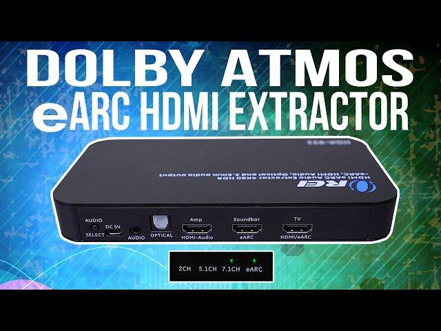 HDMI eARC Dolby Atmos Audio EXTRACTOR for non-eARC Displays