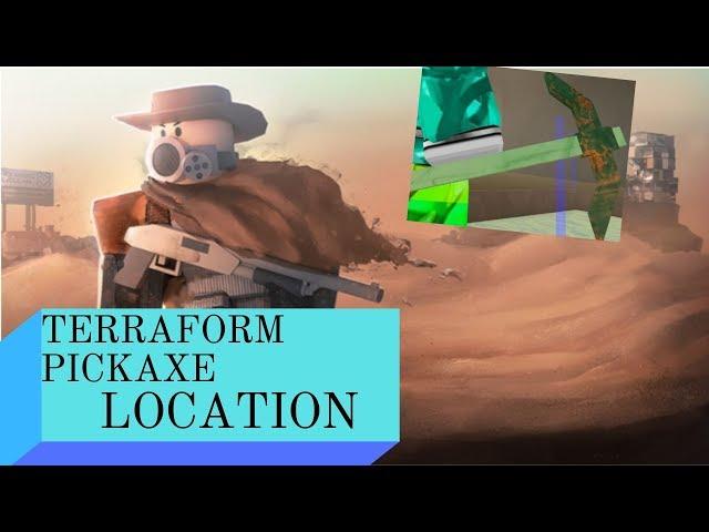 Roblox After the flash:mirage   how to get TERRAFORMED PICKAXE