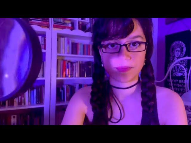 ASMR • fully investigating you (stapling your face when you lie to me)