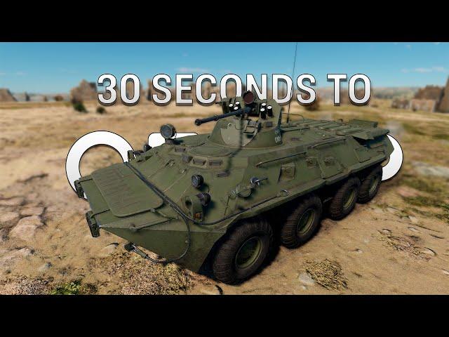 30+18-ти секундный обзор БТР-80А в War Thunder #warthunder