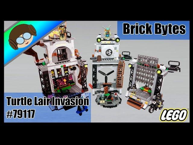 Brick Bytes - Turtle Lair Invasion Lego Build - Speed Build & Review