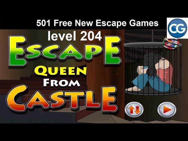 [Walkthrough] 501 Free New Escape Games level 204 - Escape queen from castle - Complete Game