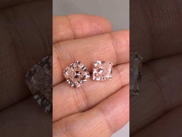 Выращенные розовые бриллианты Fancy Intense Pink #lab_grown #diamond #кольцо #ring #бриллиант