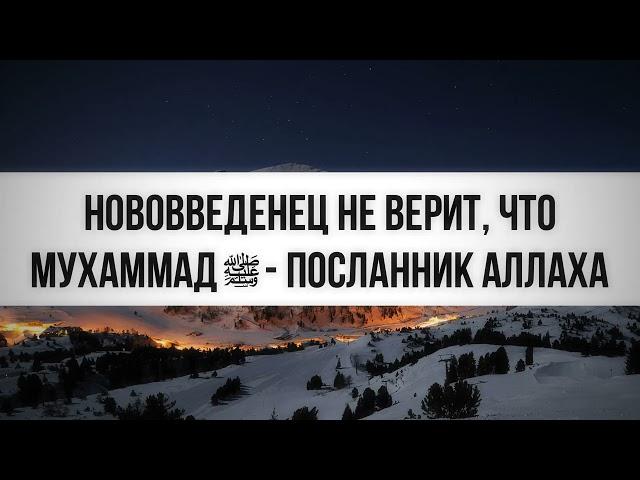 1006. Нововведенец не верит, что Мухаммад صلى الله عليه وسلم- посланник Аллаха || Ринат Абу Мухаммад