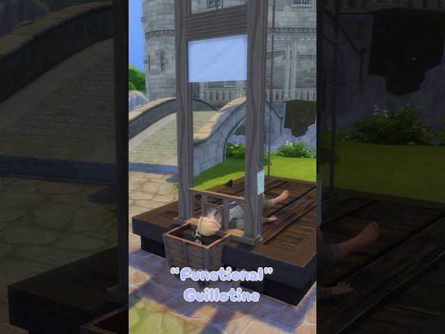 “Functional” Guillotine in The Sims 4