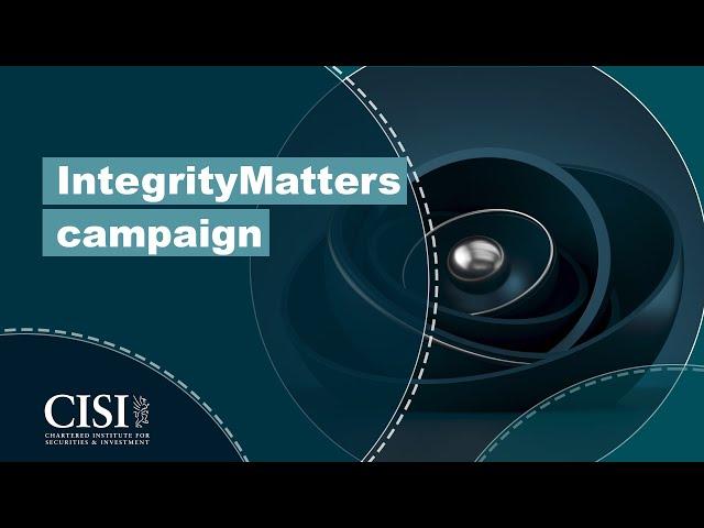 Integrity Matters Campaign: 'My Word' is my Bond. Is it yours?