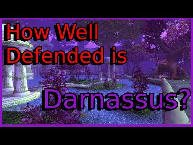 Classic WoW City Defense #2 - How Defended is Darnassus?