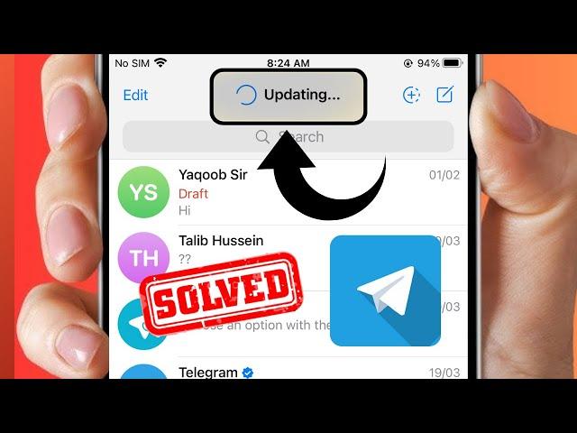 How to Fix Telegram Updating Problem iPhone (2024)