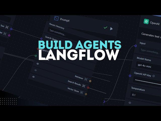 How to Build AGENTS in Langflow | Langflow 3rd Challenge