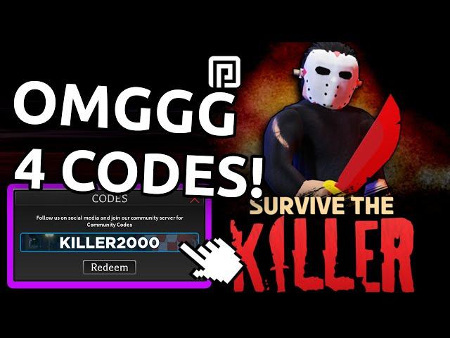 Survive the Killer (SEPTEMBER) CODES *UPDATE!* ALL NEW ROBLOX Survive the Killer CODES!