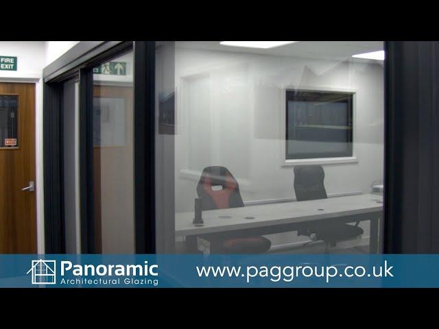 Video of an Origin OS20 sliding door being installed in our recently upgraded show room