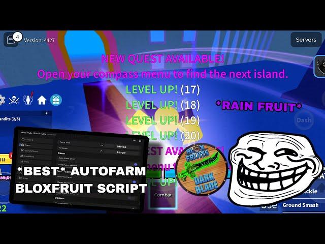 *BEST* Blox Fruits Script Auto Farm Fast Level Rain Fruit Hack | RedzHub For Mobile Pastebin Fluxus