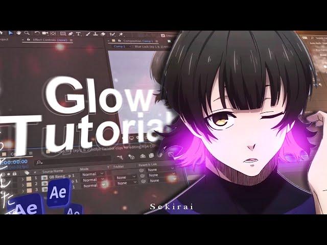 Glow Tutorial  - 「After Effects Tutorial 」┃ No Plugins Needed.