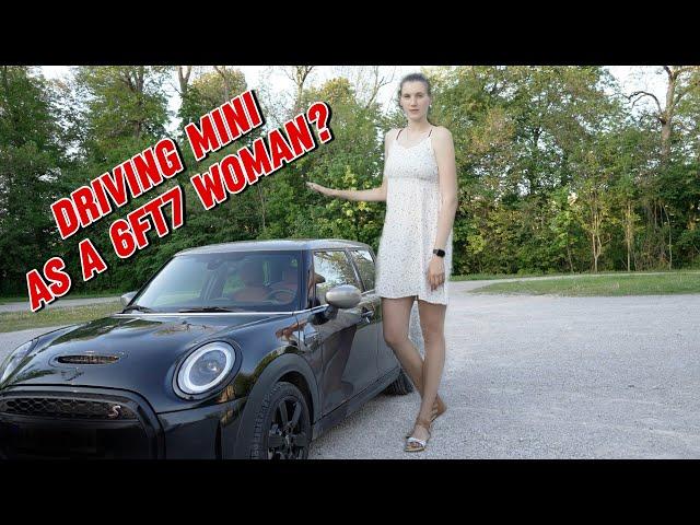 Driving a Mini Cooper as a 6ft7 (2m) tall woman?