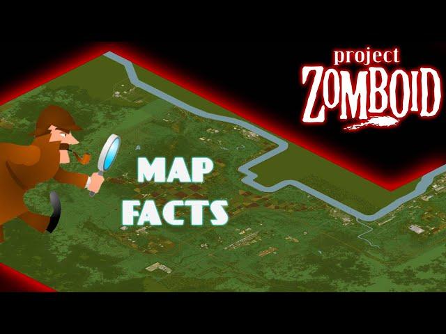 Some borderline useless facts about the map of Project Zomboid