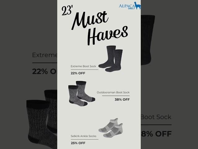 Christmas shopping made easy: Alpaca socks for the win! 