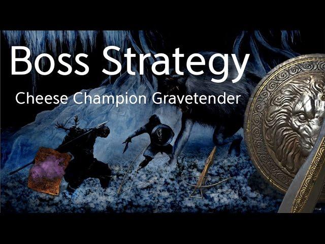 Dark Souls 3 SL1 Boss Cheese : Champion's Gravetender & Greatwolf