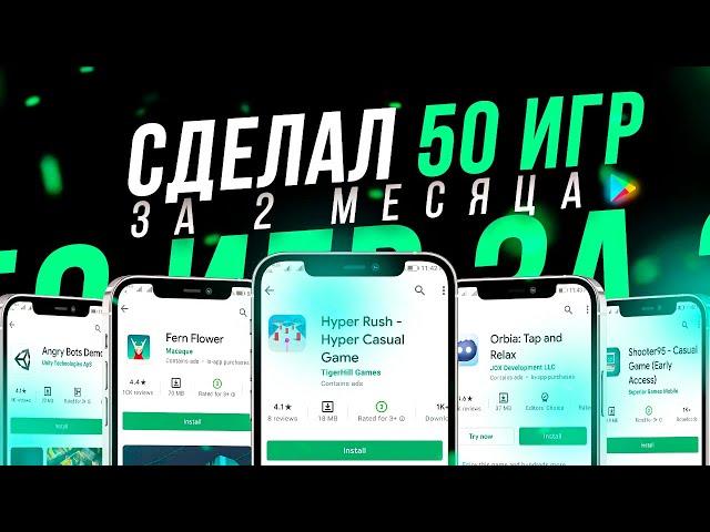 Сделали 50 игр для издателя за 2 месяца. Сколько заработали?