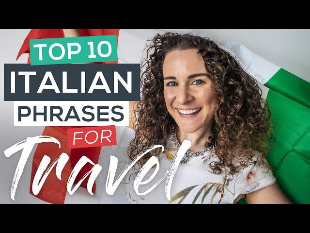 Top 10 Italian Phrases for Travel you NEED to know + FREE PDF  [ Italian for Beginners]