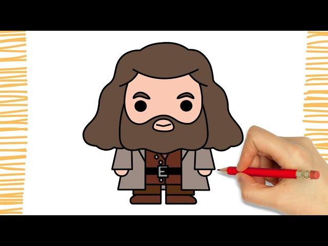 How to Draw a HAGRID I HARRY POTTER I EASY