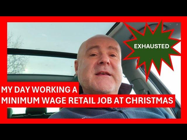 Can I survive working a MINIMUM WAGE RETAIL JOB at Christmas?