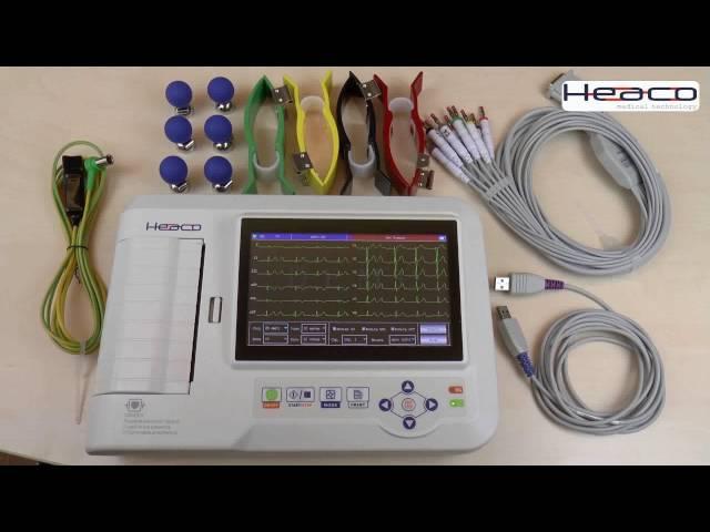 Электрокардиограф 12 канальный Heaco ECG 600G