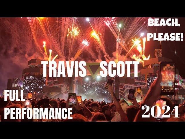 Travis Scott full set at @BEACHPLEASEfestival 2024