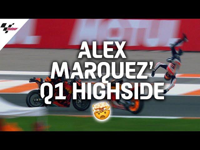 Alex Marquez' vicious highside | 2020 #ValenciaGP