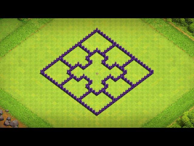 ЛУЧШАЯ База ТХ7 для ГИБРИД/ТРОФЕЙ 2022 | Ратуша 7 (ТХ7) новая база | clash of clans