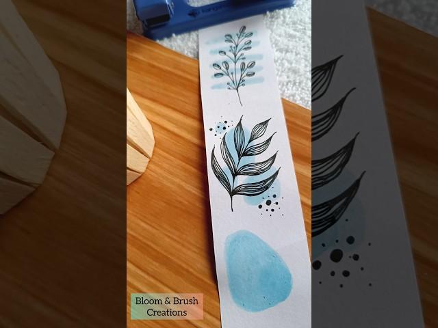 Day 2 Of Easy Botanical Painting। #easypainting #youtubeshorts #shorts #ytshorts #lineart