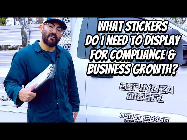 Grow Your Business With Custom DOT Decal Stickers | What Truck Signs You Need To Display