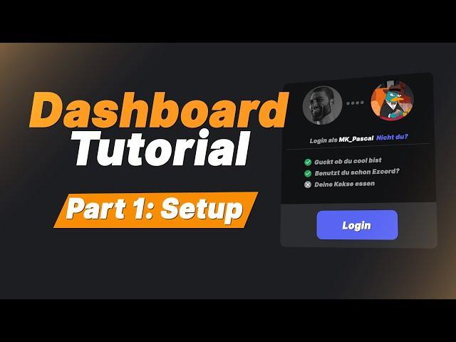 Discord Bot Dashboard Tutorial (Python/FastAPI) | Part 1: Setup