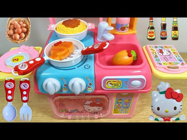 47 Minutes Satisfying with Unboxing Hello Kitty Mini Kitchen Set Cooking Game - Review Toys ASMR