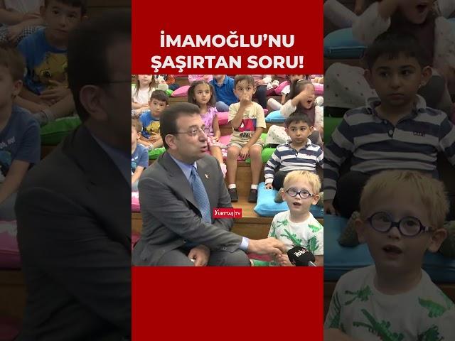 Minik Ömer'in sorusu Ekrem İmamoğlu'nu şaşırttı: Adam ulaşım uzmanı!