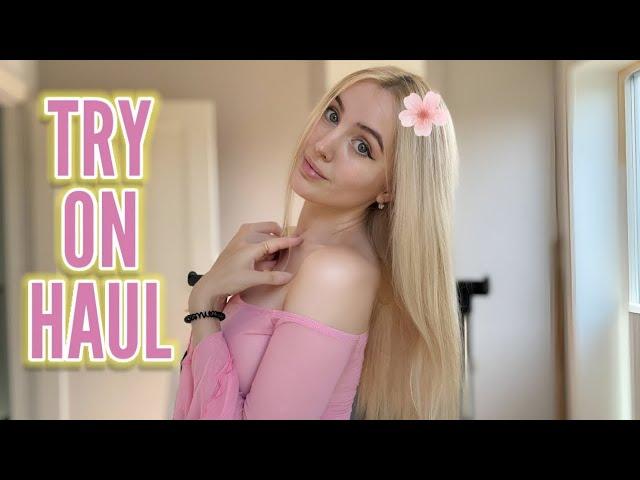 SEE THROUGH SPARKLY PINK DRESS Try On Haul! | Alicia Waldner Hauls