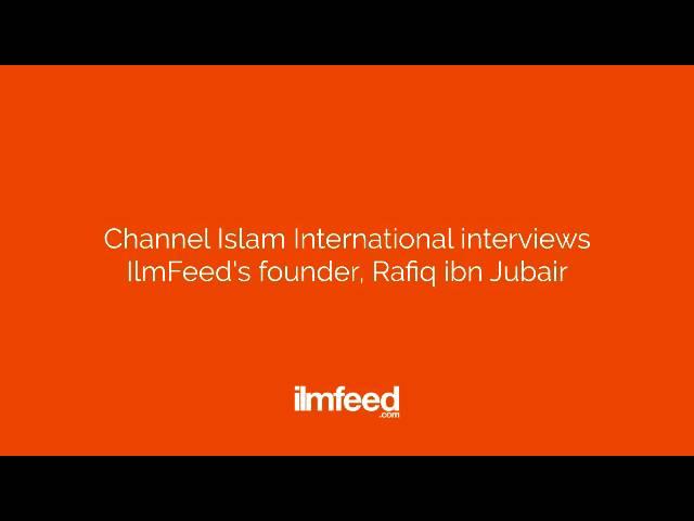 Interview with IlmFeed's Founder