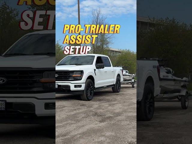 Ford Pro Trailer Backup Assist! How to Setup!