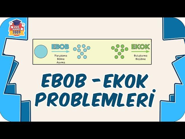 EBOB - EKOK Problemleri / Detaylı Soru Çözümü  8.Sınıf Matematik #2023LGS