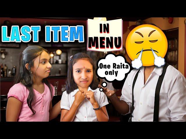 Eating Only LAST ITEM On The Menu For 24 Hours  ||| Ye Kya Khana Phas Gaya Yar  