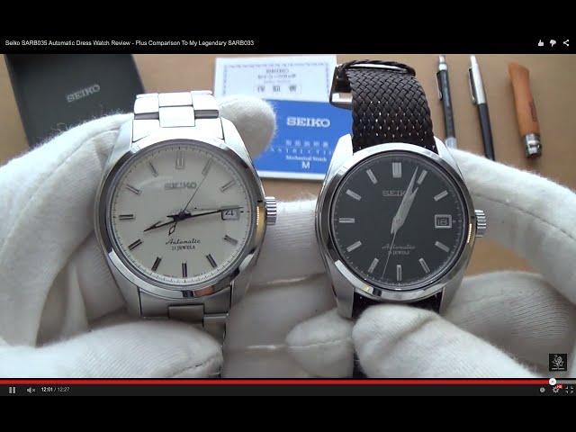 Seiko SARB035 Automatic Dress Watch Review - Plus Comparison To My Legendary SARB033