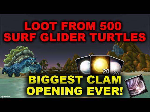 500 TANARIS TURTLES WOW CLASSIC SURF GLIDER GOLDEN PEARL FARM