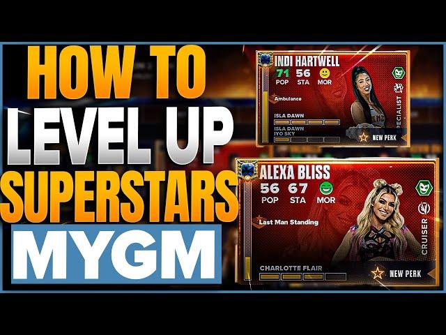 How To Level Up Wrestlers In MyGM Mode WWE 2K24