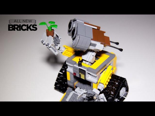 Lego Ideas 21303 WALL-E with Head Mount Modification Kit Speed Build