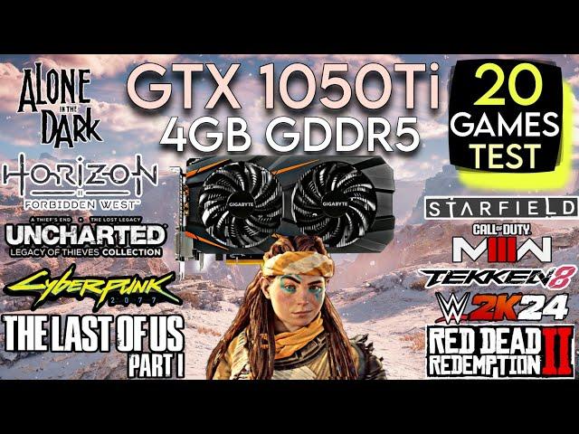 GTX 1050 Ti In Mid 2024 - Test In 20 Latest Games - Amazing Gpu !