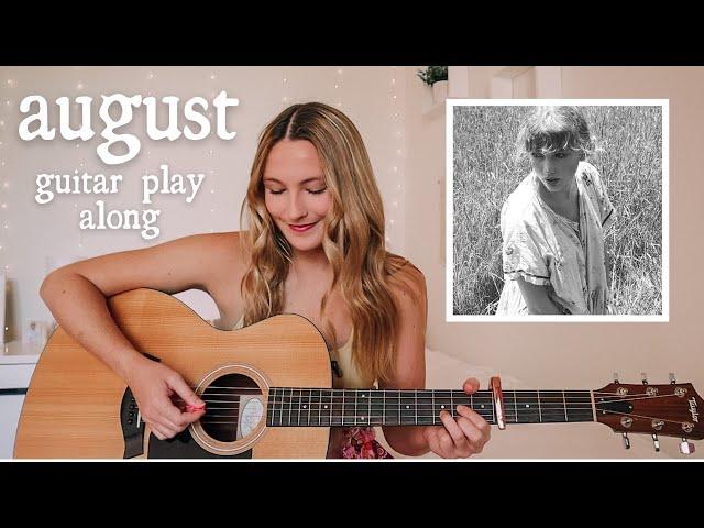 Taylor Swift August Guitar Play Along // folklore play alongs // Nena Shelby